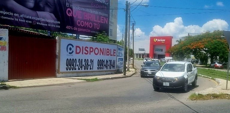 Valla Glorieta las rieles 7.14 x 2.30